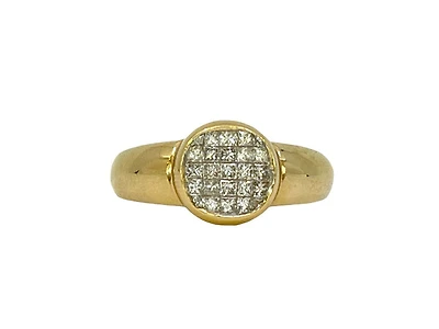 14K Yellow Gold 0.50cttw Diamond Ring - 5