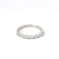 14K White Gold 0.40cttw Diamond Ring - size 6.5
