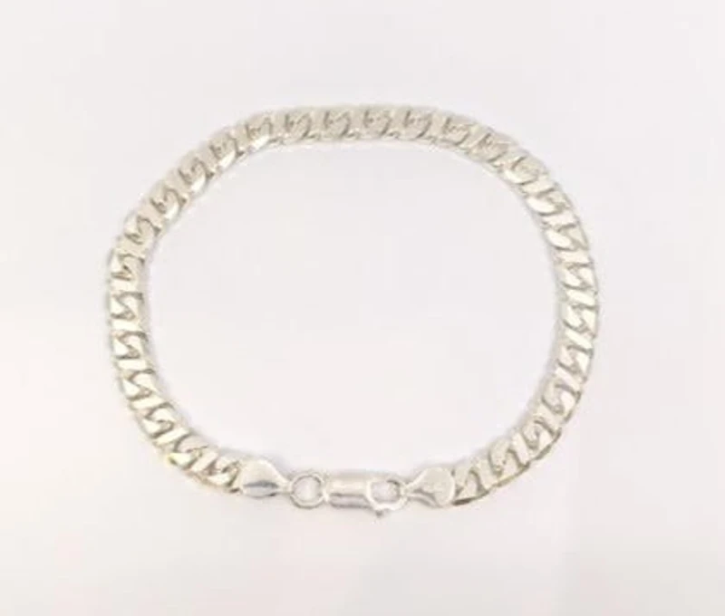 Sterling Silver Miami Cuban Link Bracelet - 8.5"