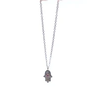 Rose Gold Diamond Hamsa Pendant
