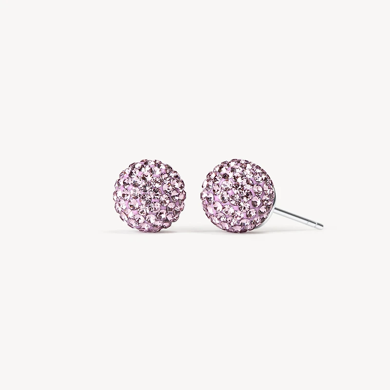 Lilac Sparkle Ball™ Stud Earrings