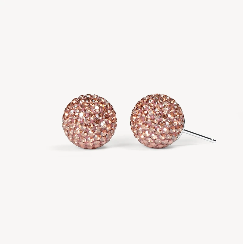 Desert Rose Sparkle Ball™ Stud Earrings