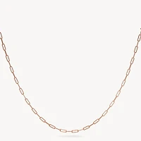 Rose Gold Essential Clip Chain Necklace