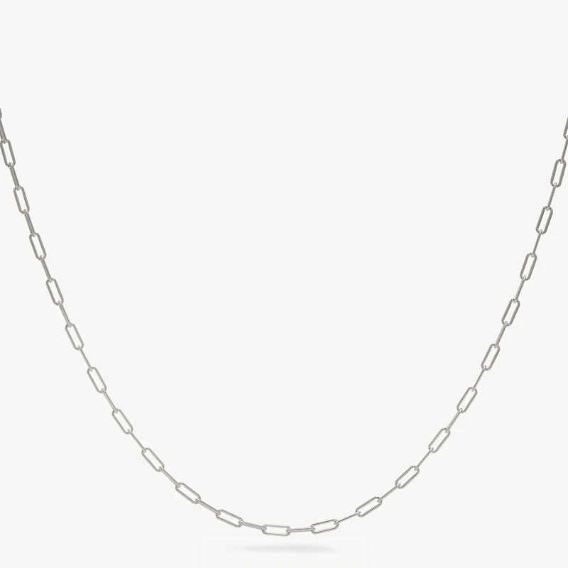 Sterling Silver Essential Clip Chain Necklace