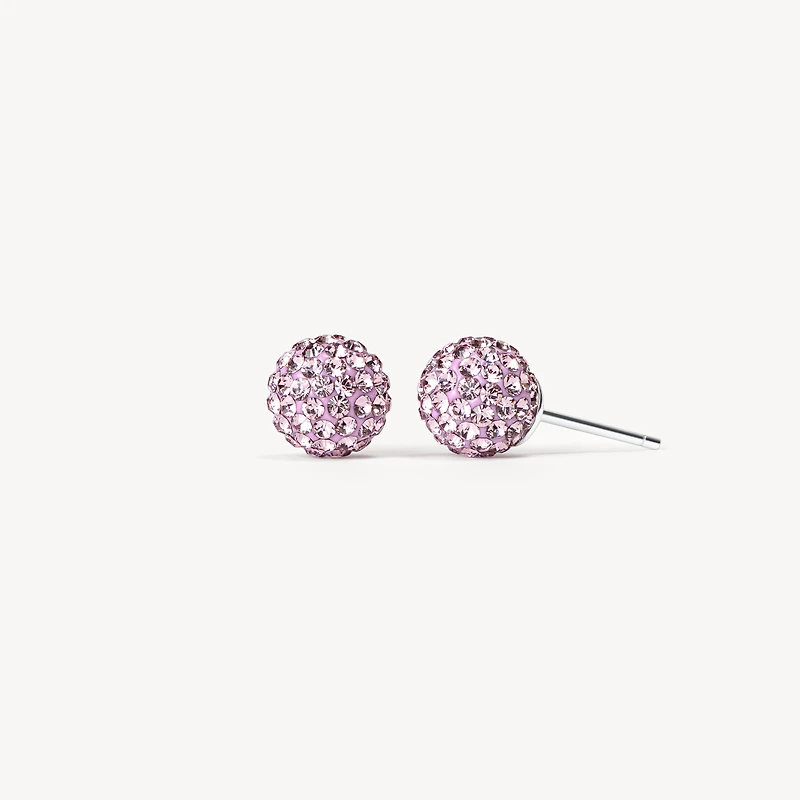 Lilac Sparkle Ball™ Stud Earrings