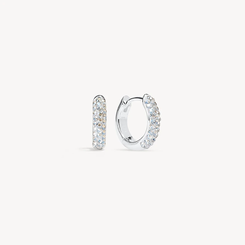 Birthstone Always On Sparkle Hoop Earrings