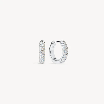 Birthstone Always On Sparkle Hoop Earrings