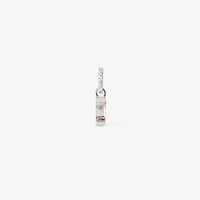 Sterling Silver Birthstone Baguette Charm