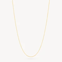 14K Box Chain With Extender