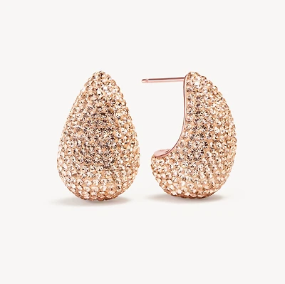 Dream Puff Sparkle Stud Earrings