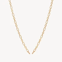 Figaro Chain Charm Necklace Base