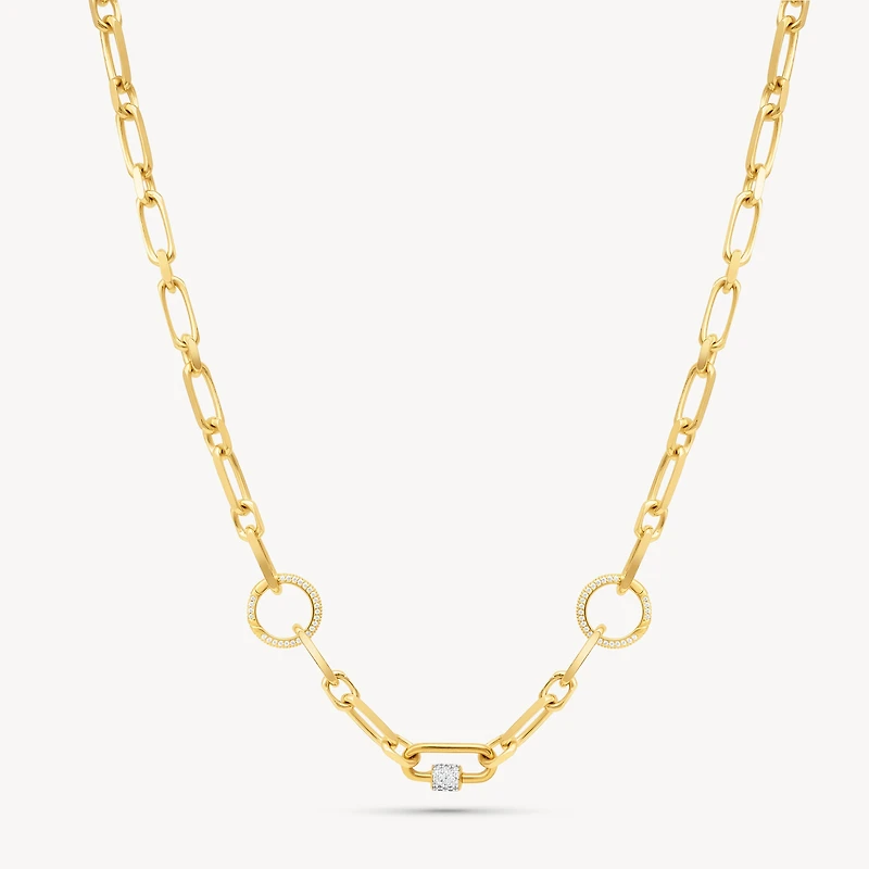 Multi-Station Charm Necklace