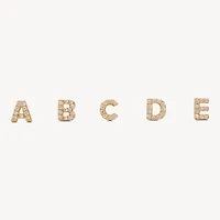 Single abc Stud Earring