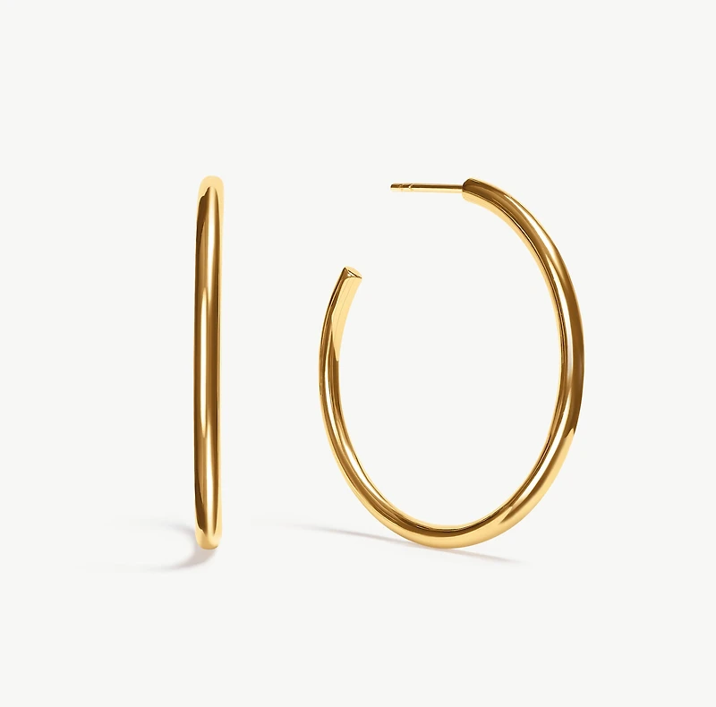 Lightweight Statement Hoop Earrings