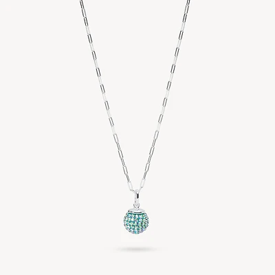 Mermaid Scales Sparkle Ball™ Clip Chain Necklace