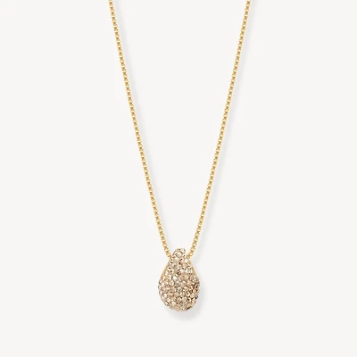 Sparkle Mini Drop Charm Necklace