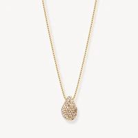 Sparkle Mini Drop Charm Necklace