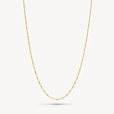 Singapore Slider Chain Necklace
