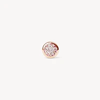 Pink Champagne Sparkle Bezel Charm