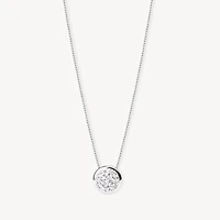 Sparkle Bezel Necklace