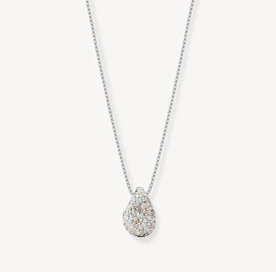 Glitz Sparkle Mini Drop Necklace