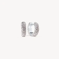 Small Sparkle Hoop Earrings