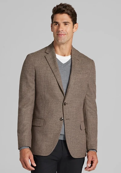 Men's Jos. A. Bank Tailored Fit Comfort Stretch Sportcoat at Jos. A. Bank, Brown