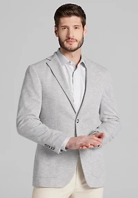 Men's Traveler Slim Fit Knit Sportcoat at Jos. A. Bank, Light Grey