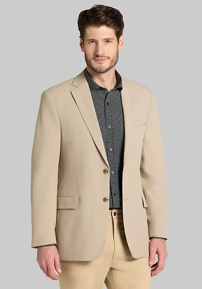 Men's Traveler® Performance Tech Tailored Fit Blazer at Jos. A. Bank, Tan