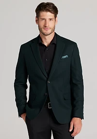 Men's Reserve Collection Tailored Fit Solid Cashmere Blend Sportcoat at Jos. A. Bank, Green