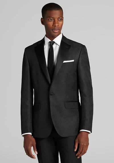 Men's Jos. A. Bank Tailored Fit Paisley Dinner Jacket at Jos. A. Bank, Black