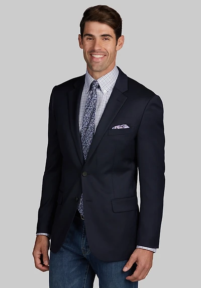 Men's Traveler Performance Collection Slim Fit Blazer at Jos. A. Bank, Blue/Bright Navy