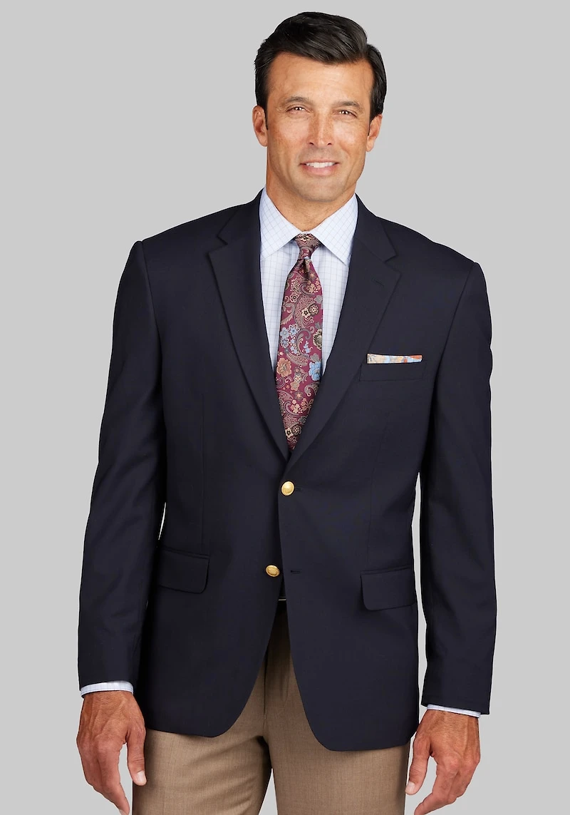 Men's Jos. A. Bank Traditional Fit Blazer at Jos. A. Bank, Blue/Navy
