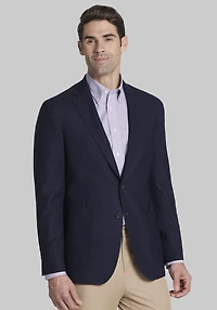 Men's Big & Tall Traveler Traditional Fit 100% Italian Wool Blazer at Jos. A. Bank, Blue/Navy