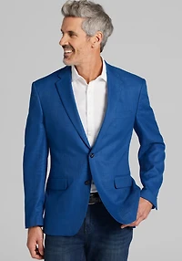 Men's Jos. A. Bank Traditional Fit Textured Comfort Stretch Sportcoat at Jos. A. Bank, Blue/Navy