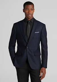 Men's Jos. A. Bank Slim Fit Micro Neat Dinner Jacket at Jos. A. Bank, Blue/Navy