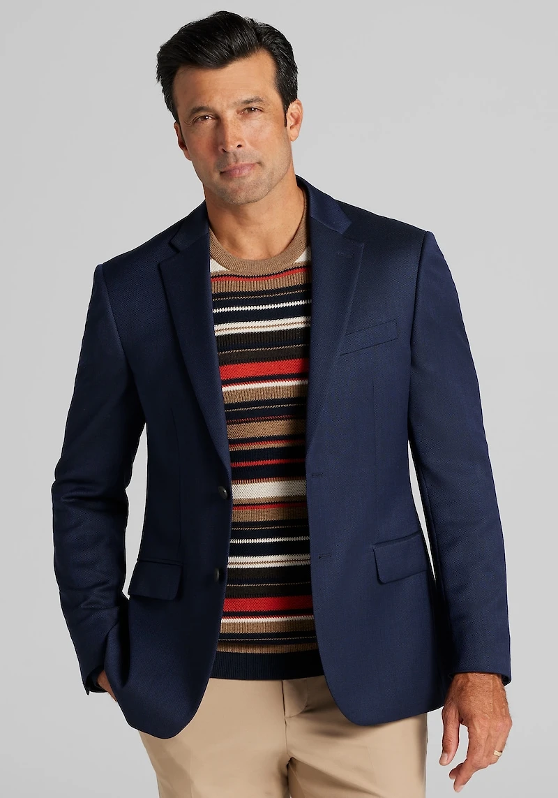 Men's Traveler COOLMOTION Tailored Fit Blazer at Jos. A. Bank, Blue/Bright Navy