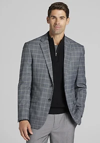 Men's Jos. A. Bank Comfort Stretch Traditional Fit Check Sportcoat at Jos. A. Bank, Grey