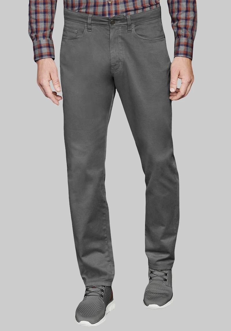 Men's Johnston & Murphy Five Pocket Pants at Jos. A. Bank, Charcoal/Grey