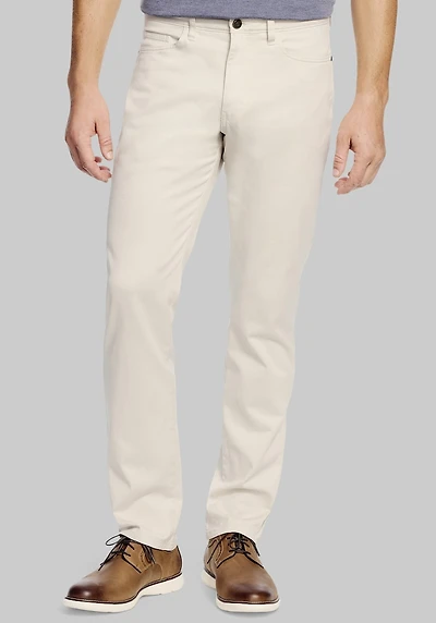 Men's Johnston & Murphy Five Pocket Pants at Jos. A. Bank, Cream/Stone/White