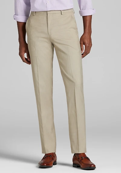 Men's Comfort Stretch Dress Pants - Slim Fit at Jos. A. Bank, Tan