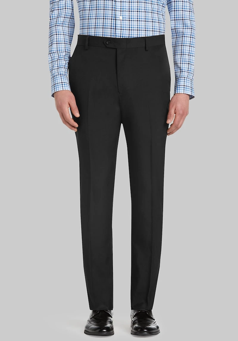 Men's Traveler Performance Extended Waistband Refined Chinos at Jos. A. Bank, Black