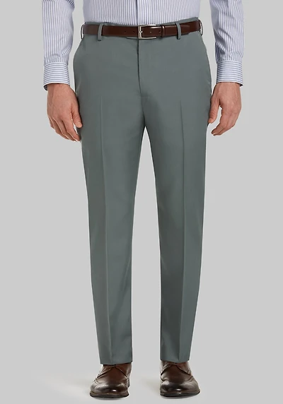 Men's Traveler Performance Extended Waistband Refined Chinos at Jos. A. Bank, Dark Grey