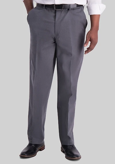Men's Haggar Classic Fit No Iron Pants at Jos. A. Bank, Charcoal/Grey