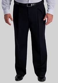 Men's Big & Tall Haggar Classic Fit No Iron Pants at Jos. A. Bank, Black