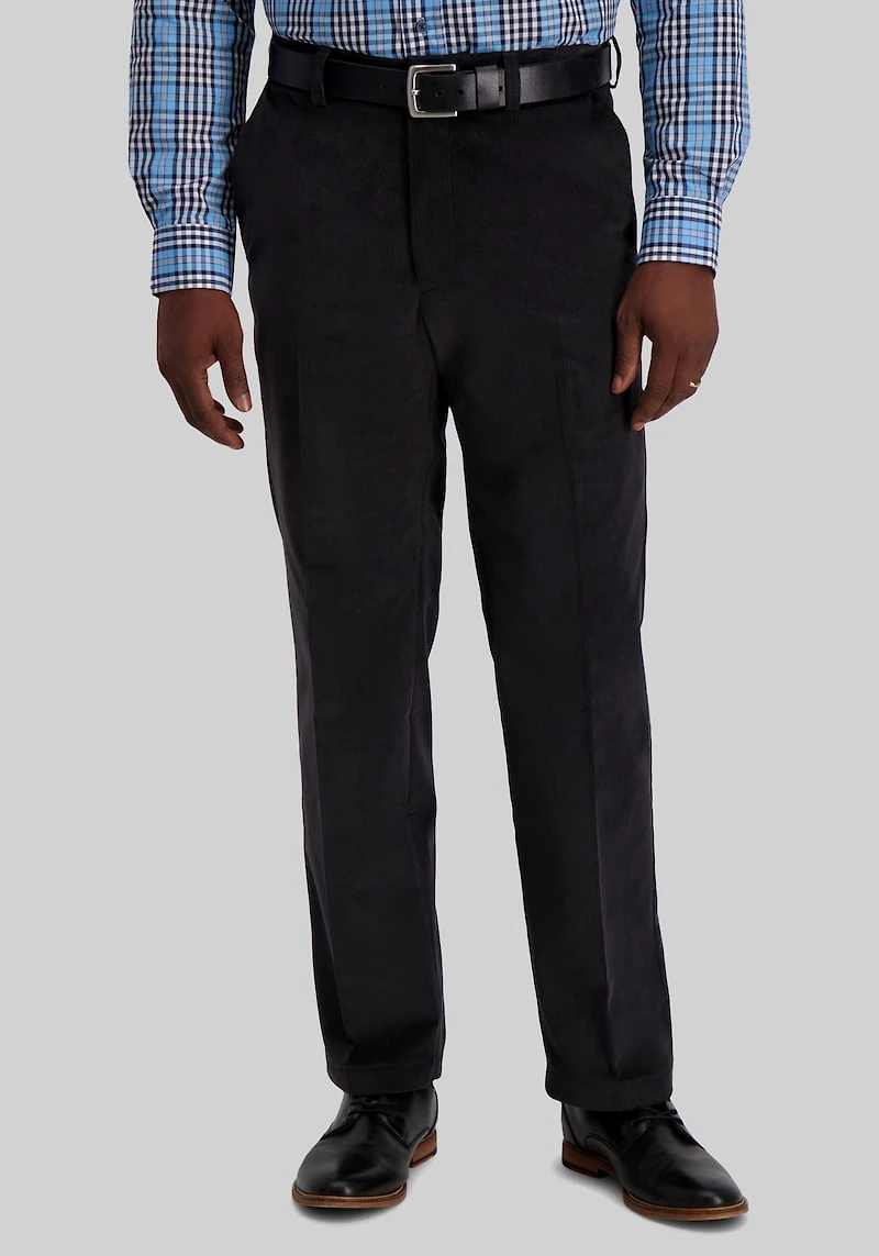 Men's Haggar Classic Fit Corduroy Pants at Jos. A. Bank, Dark Grey