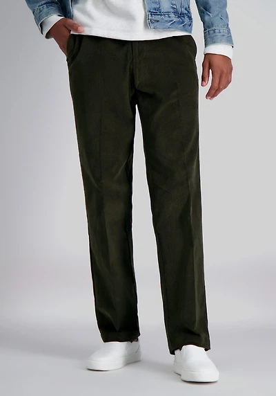 Men's Haggar Classic Fit Corduroy Pants at Jos. A. Bank, Dark Green