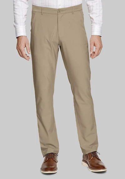 Men's Johnston & Murphy Tailored Fit XC4 Performance Pants at Jos. A. Bank, Tan