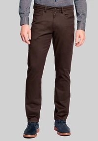 Men's Johnston & Murphy Tailored Fit Five Pocket Pants at Jos. A. Bank, Brown
