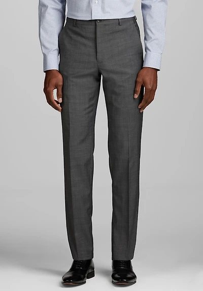 Men's Traveler COOLMOTION Wool Dress Pant - Slim Fit at Jos. A. Bank, Charcoal/Grey